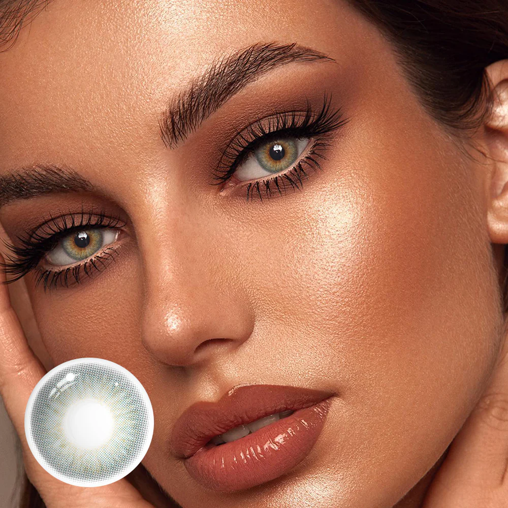 Delia Blue Prescription Colored Contact Lenses - Roseibase